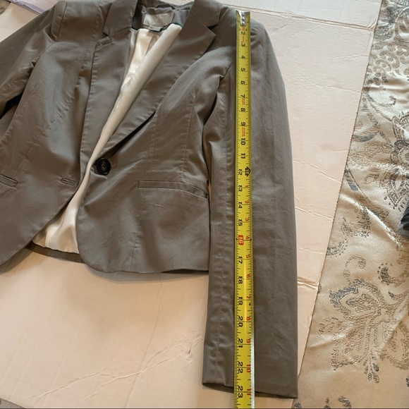 H&M Ladies Grey Blazer Jacket size 6 - Picture 4 of 9